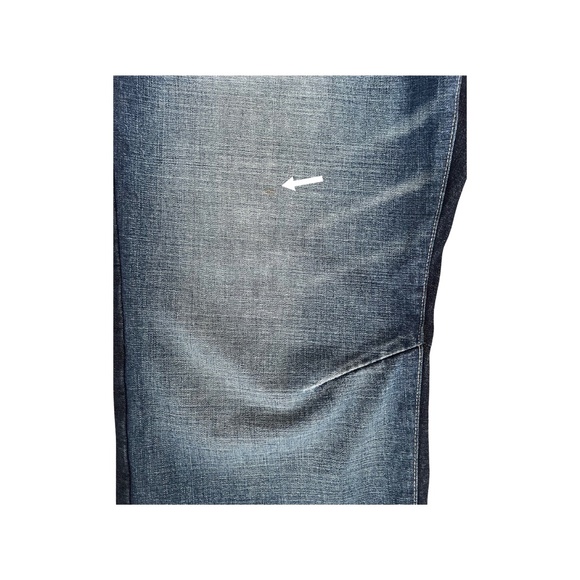 Akademiks Men's Vintage Y2K Loose Fit 5-Pocket Jeans-34W x 32L - Picture 5 of 7